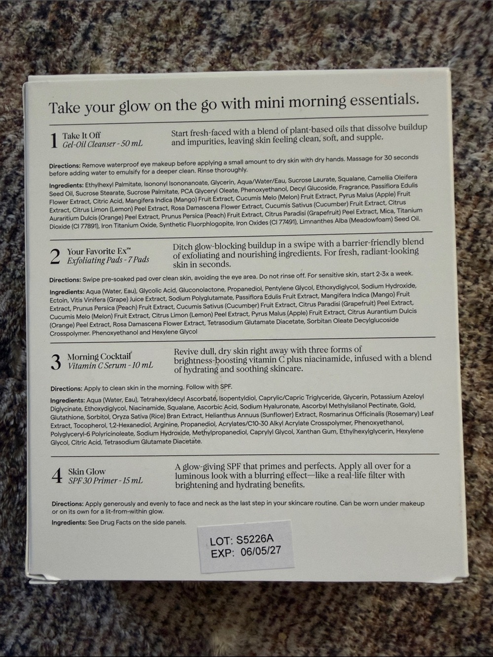 YSE Beauty-The Roadies- Packable AM Routine - Picture 3 of 3